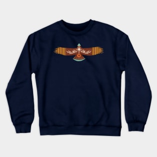 Flying Eagles brown Crewneck Sweatshirt